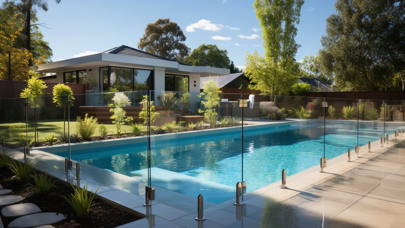 Pool Fence — Glass & Aluminium