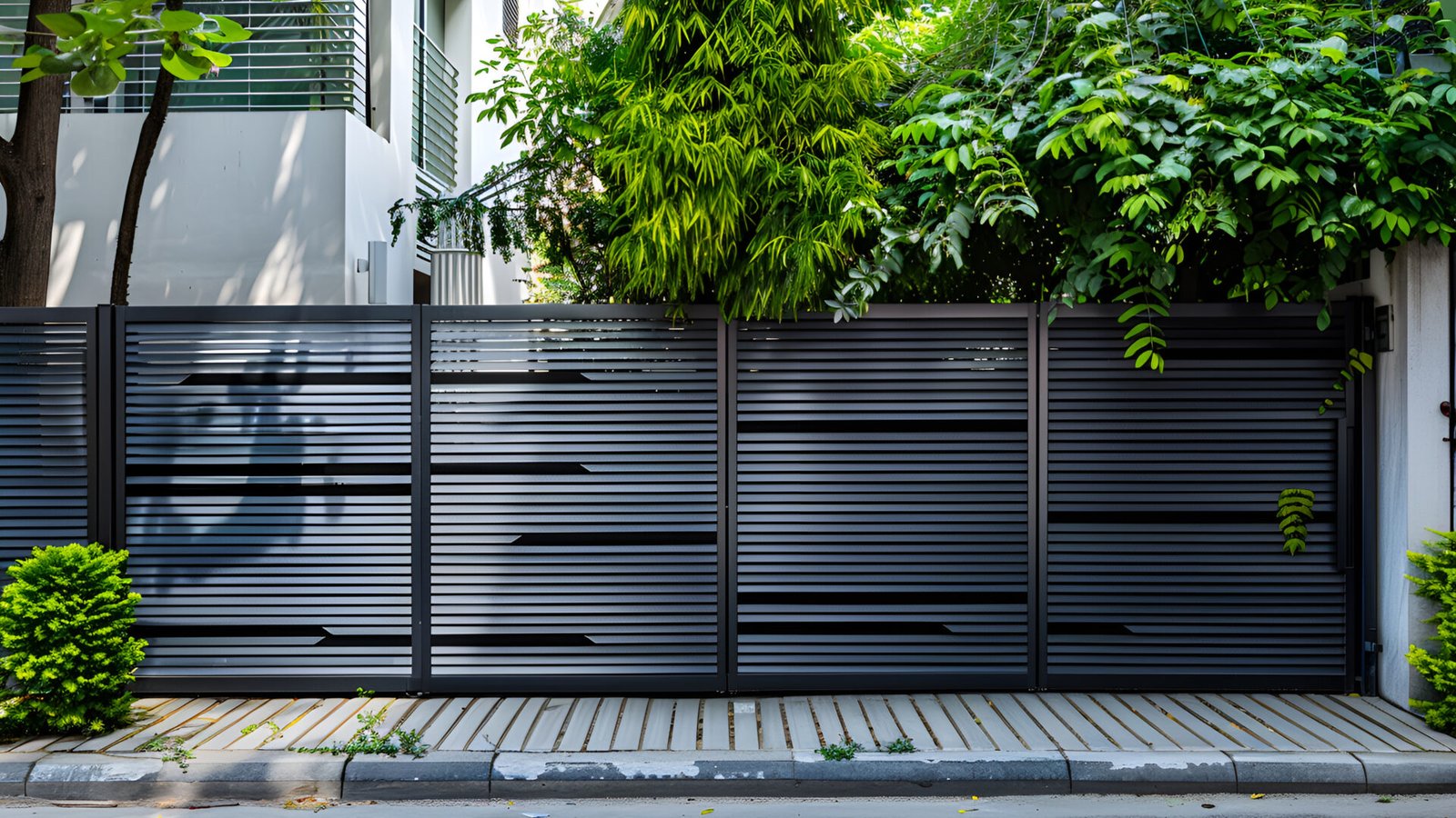 Aluminium Privacy Screen — Backyard