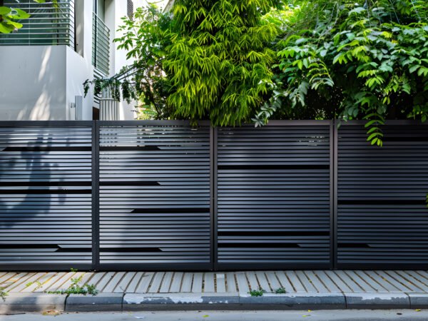Aluminium Privacy Screen — Backyard